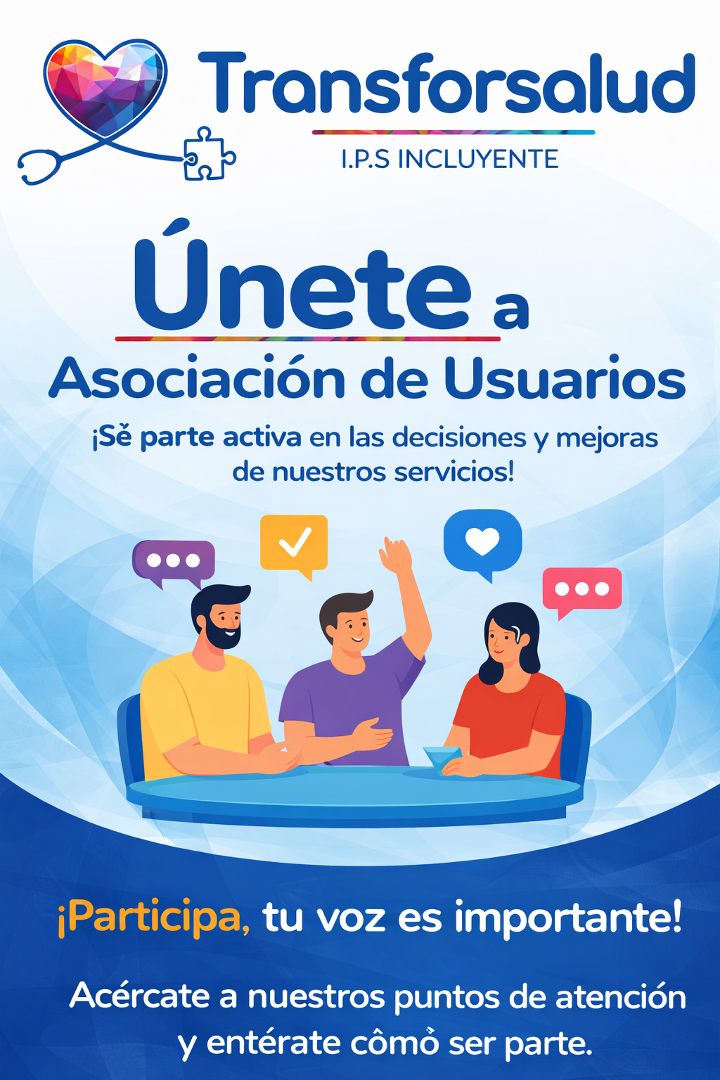 DERECHOS Y DEBERES DE LOS USUARIOS Transforsalud IPS Incluyente Ibague, Colombia