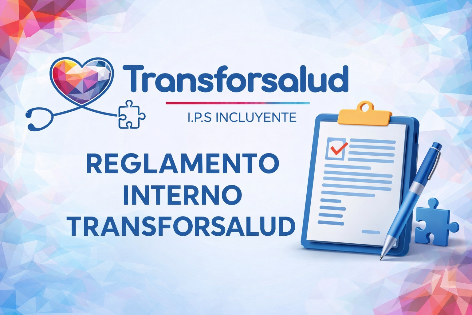 REGLAMENTO INTERNO DE TRABAJO Transforsalud IPS Incluyente Ibague, Colombia