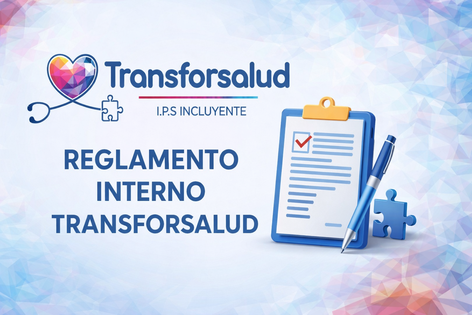 REGLAMENTO INTERNO DE TRABAJO Transforsalud IPS Incluyente Ibague, Colombia